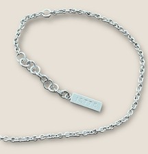 Halskette 925 Silber Jette Silberkette L 44,5- 49 cm 7,52 g Damen Kette EA2