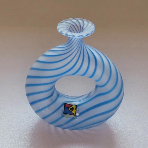 Vintage kunstglas vase - vintage,