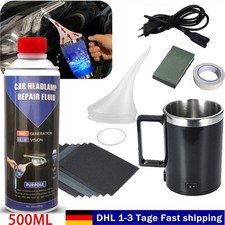500ml Scheinwerfer Profi KFZ Aufbereitung Set / Bedampfen / Reparatur/ Bedampfer