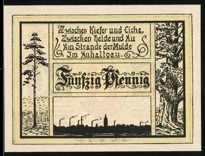 Notgeld jeßnitz 1921 - jeßnitz, 1921,