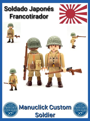 Playmobil custom ww2 soldat - custom,