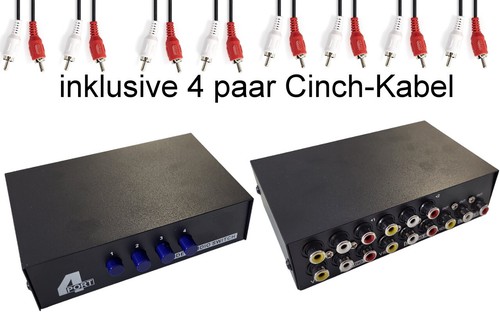 Cinch umschalter verteiler - umschalter,