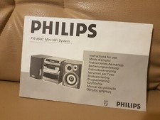 PHILIPS FW 850C ORIGINAL Manual Bedienungsanleitung BDA TOP ! shipp