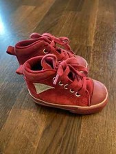 Obaibi - rote Wildleder Halbschuhe Boots Schuhe Babyschuhe - Gr. 20 - Top