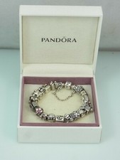 Pandora Armband Charms Elemente Beads 925 ALE Silber / Gold Stopper Clip Box