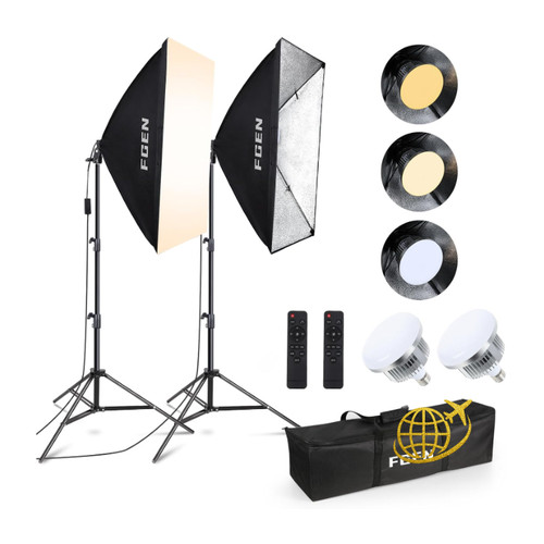 Softbox set x 70cm led - softbox, 50