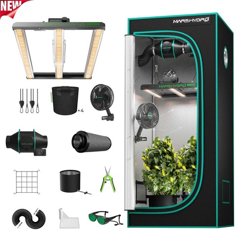 Mars hydro 80x80x160cm growbox - hydro,