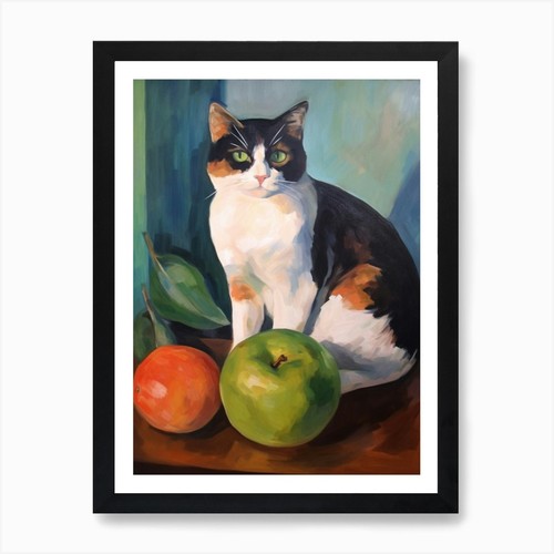 Blumenvase amaryllis mit katze - amaryllis,