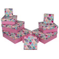 Rosa geschenkkartons mit - rosa,