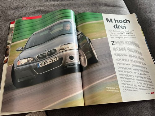 Heft aus 2003 - e46, csl