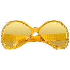 GELBE BRILLE MIT SRASS /