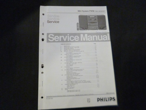 Original service manual - original,