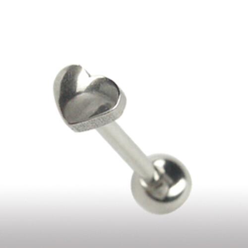 Herz zungen piercing stab - herz,