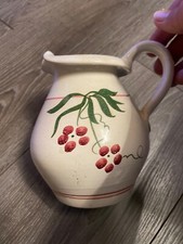 glasierter Tonkrug / Krug mit