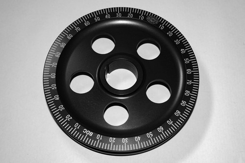Riemenscheibe alu schwarz - alu,