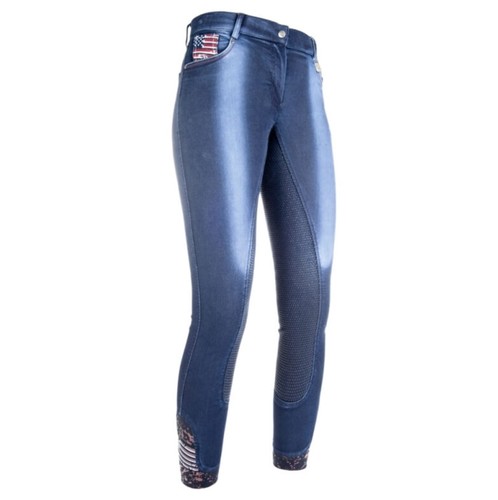 Hkm reithose jeans mit usa - reithose,