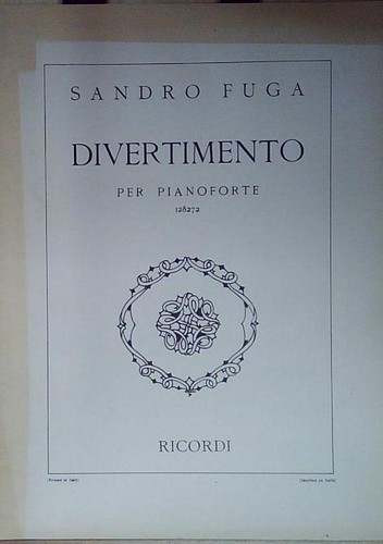 Noten sandro fuge klavierspass - fuge,