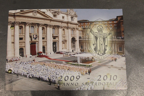 Vatikan euro numisbrief 2010 - numisbrief,