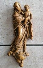Madonna Figur, Wachs Skulptur 26 cm , Beschreibung lesen :  Johann Georg Dirr 