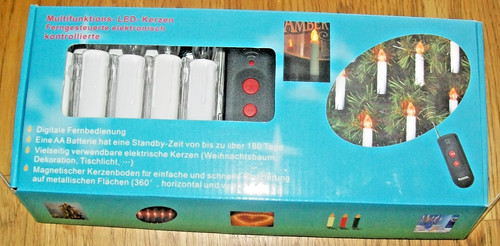 Led weihnachtskerzen - led,