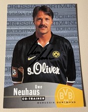 Borussia Dortmund BVB Autogrammkarte Uwe Neuhaus Handsigniert