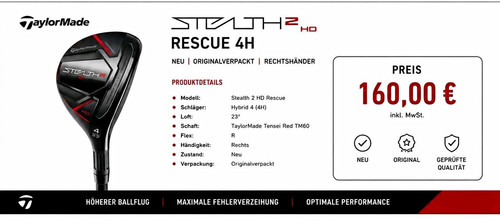 Taylormade stealth rescue - stealth, hd