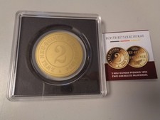 DT. NEUGUINEA 1894 - 2 Neu Guinea Pfennig als 1/200 Unze Gold - PALMWEDEL