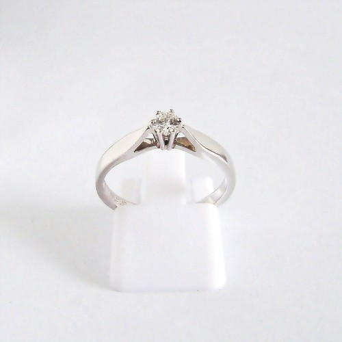 Ring weißgold 585er brillant - ring,