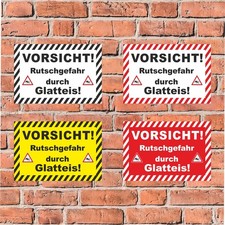 Vorsicht Rutschgefahr durch