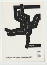 AK   München  1972 Olympische Spiele Nr. 584  Künstlerkarte E. Chillida