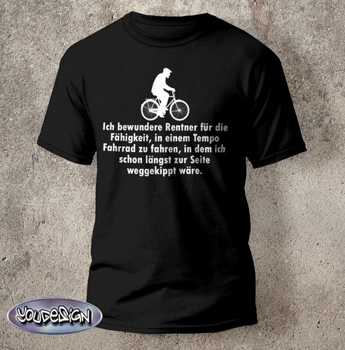 Rentner fahrrad shirt - rentner, rad