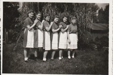 Vintage Foto Schöne Frauen in