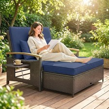 Outsunny Rattan Outdoor Daybed
