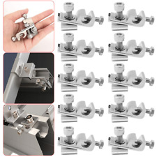 10Stk Erdungsklemme Alu Edelstahl PV Solarpanel Erdung Klemme Für Aluprofil DE