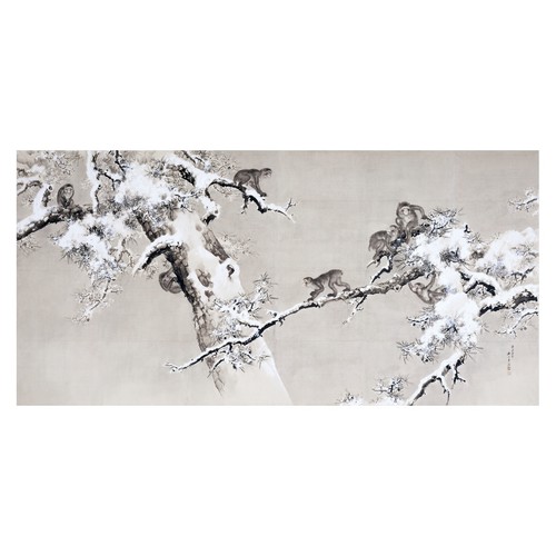 Affe schnee traditionelles - affe,