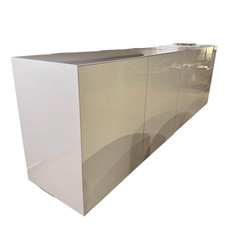 Piure Sideboard Nex Pure Box Lack Weiß Hochglanz