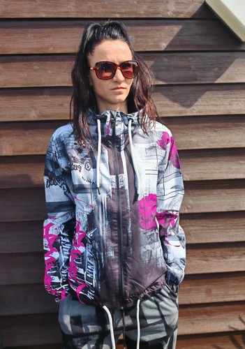 Yakuza diffuse windbreaker - diffuse,