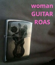 ZIPPO Rose Gitarre weiblich