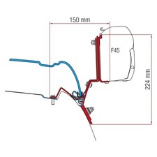 Fiamma F35/F45/F70 Adapter