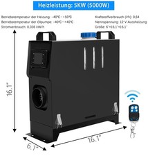 Diesel Standheizung 12V 8KW