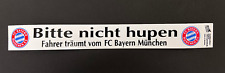 FC Bayern München Aufkleber Logo Bitte nicht hupen! Fussball #2000