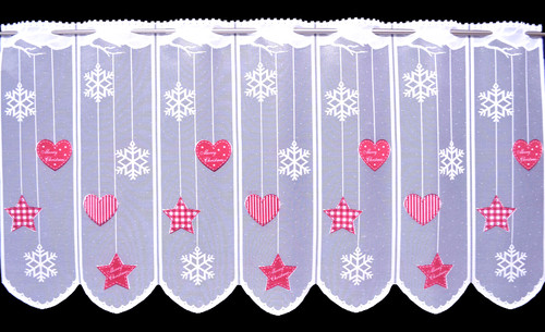 Weihnachtsgardine