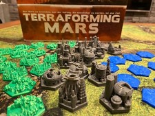 3D Brettspiele Terraforming Mars Zubehör 3D Terrain Fliesen Städte Wald Ozean