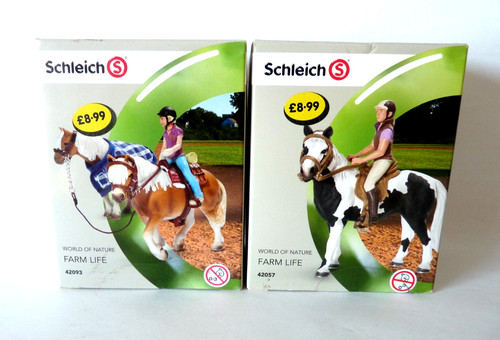 Schleich pony trekking reiter - pony,