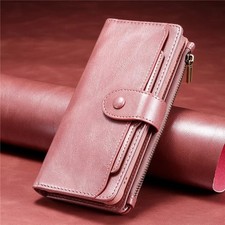 Magnetic Zipper Wallet Flip