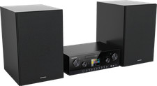 GRUNDIG CMS 5000 BT DAB+ WEB Hifi-Anlage (Schwarz)