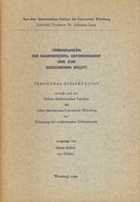 Verbindungen der Nasenknorpel untereinander und zum Knöchernen Skelett