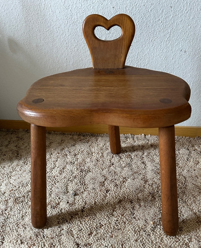 Antiker melkschemel dreibein - antiker,