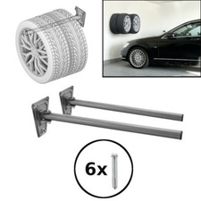 Wandhalterung für Autoreifen bis 205mm Felgenhalterung Reifenhalter 2-teilig