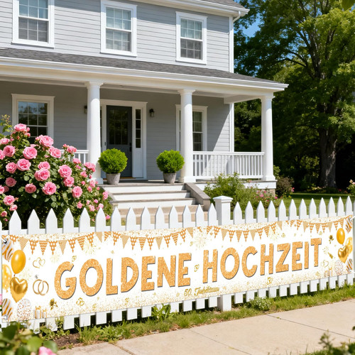 Goldene hochzeit deko - hochzeit,